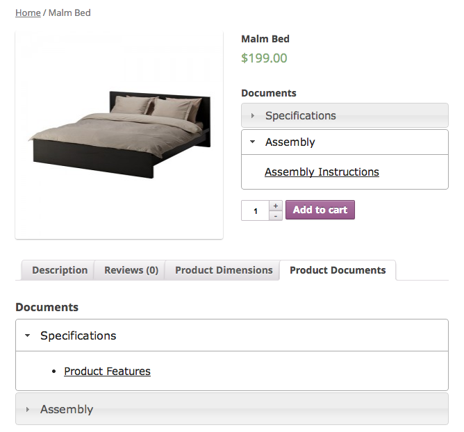 WooCommerce Product Documents Suggestions