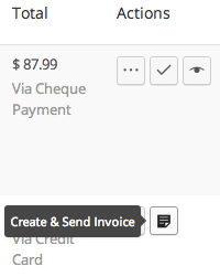 WooCommerce FreshBooks manually invoice