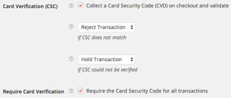 WooCommerce Moneris CSC Check Rules