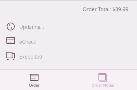 WooCommerce iOS | Status updating