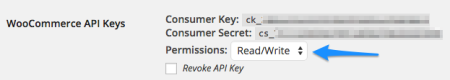 WooCommerce API Keys