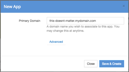 Pagely Staging Site: Name site