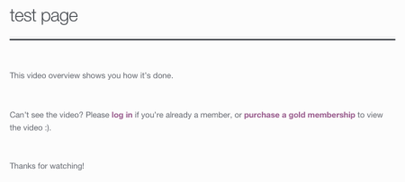 WooCommerce Memberships nonmember shortcode