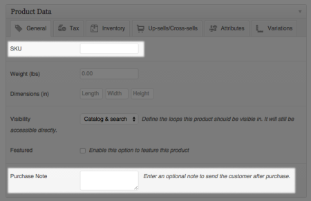 WooCommerce 1.5 Product tweaks