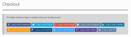 WooCommerce Social Login providers