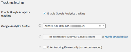 WooCommerce Google Analytics Pro authenticate