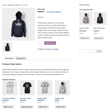 WooCommerce Upsells in widget