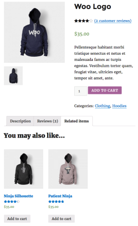 WooCommerce upsells shortcode used