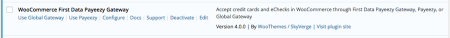 WooCommerce First Data Select Gateway Mode