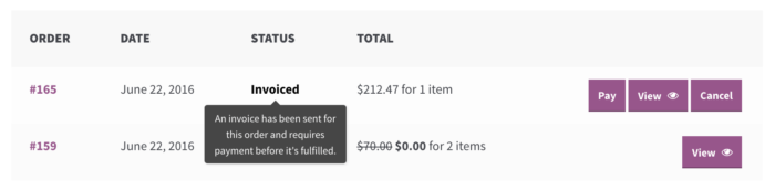 WooCommerce Order Status manager: requires payment customer view