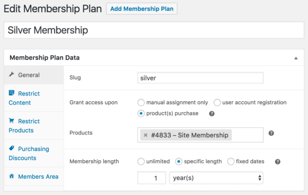 WooCommerce Memberships Payment Plans: APWS membership plan